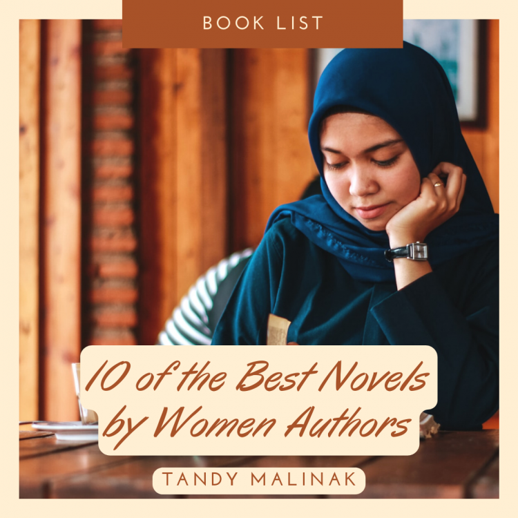 Woman reading a book - novels by women