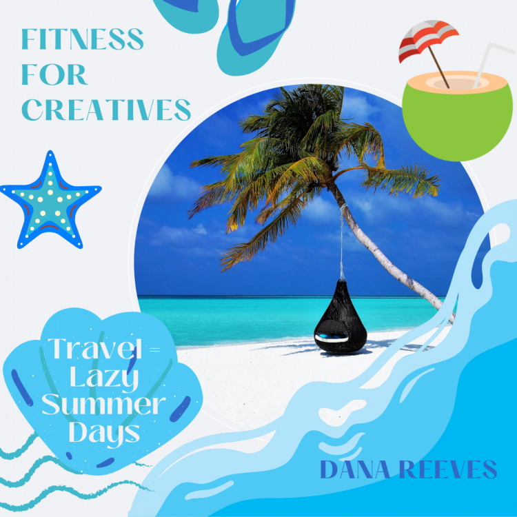 Fitness for creatives - hammock on Maldives beach