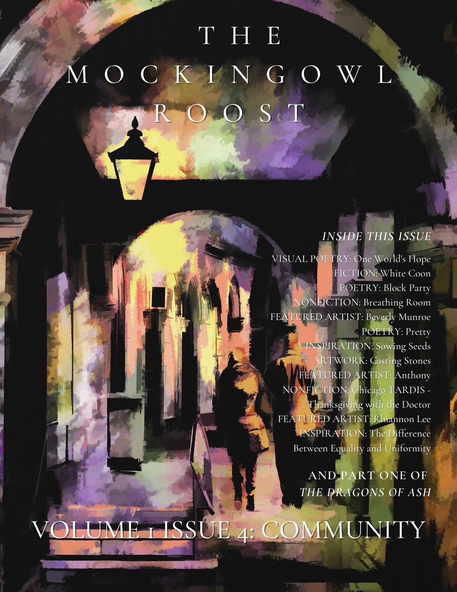 cover image of the MockingOwl Roost, Volume 1, Issue 4: Community