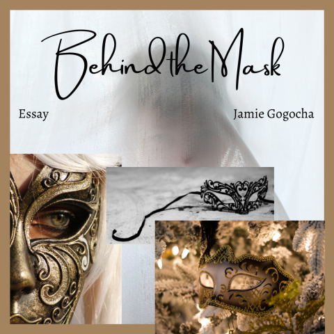 Behind the Mask - woman in the mist, masks