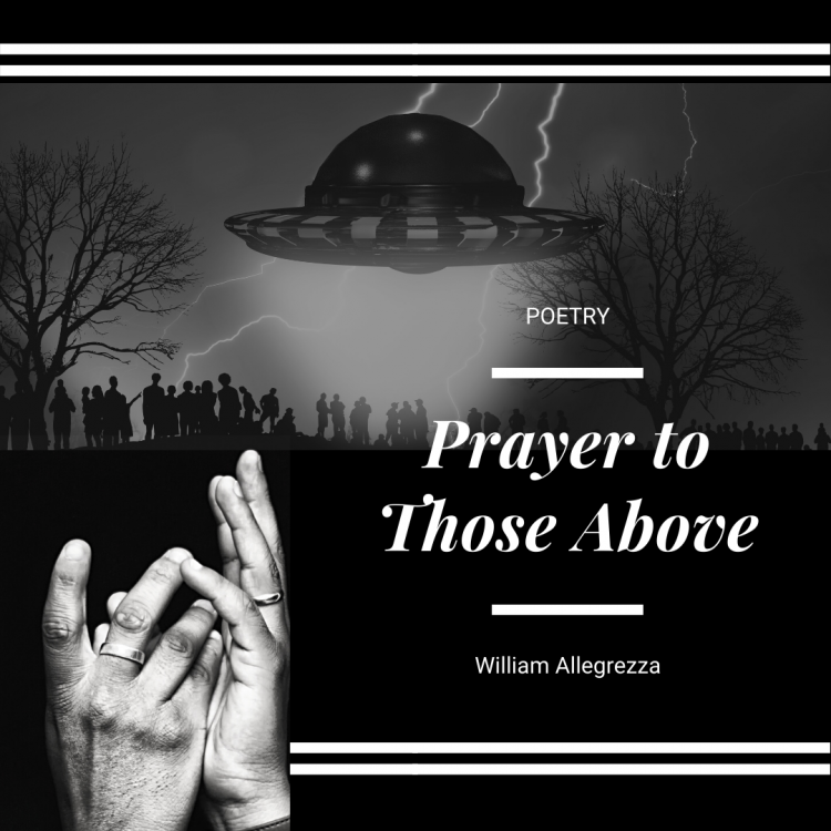 Praying to alien spaceship