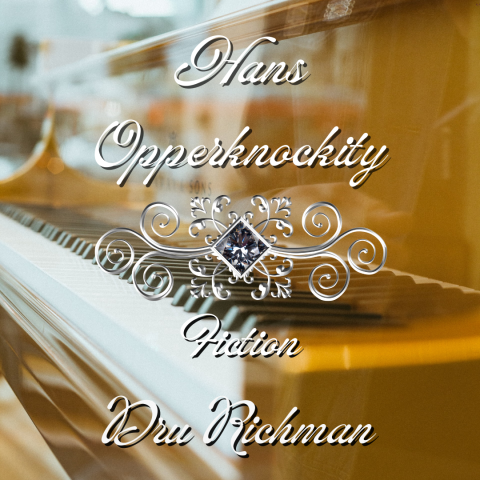 Piano keyboard image upclose - title card Hans Opperknockity