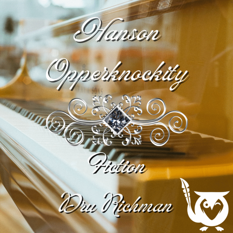 Piano keyboard image upclose - title card Hanson Opperknockity