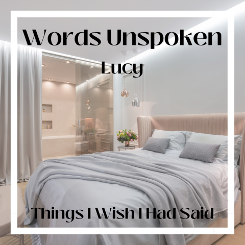 nursing home bed - Words Unspoken, things I wish I had said series cover