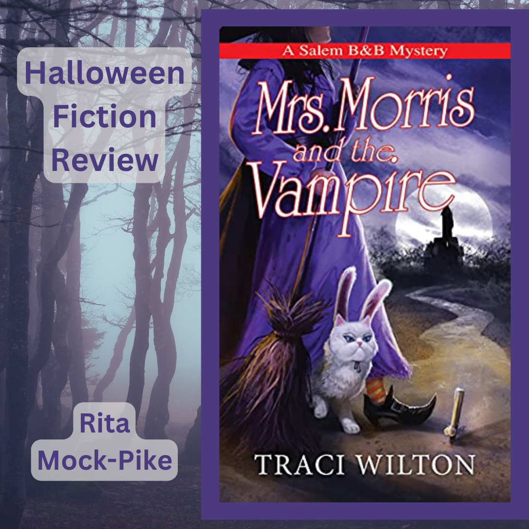 Mrs. Morris and the Vampire, a book review - cover of book with text