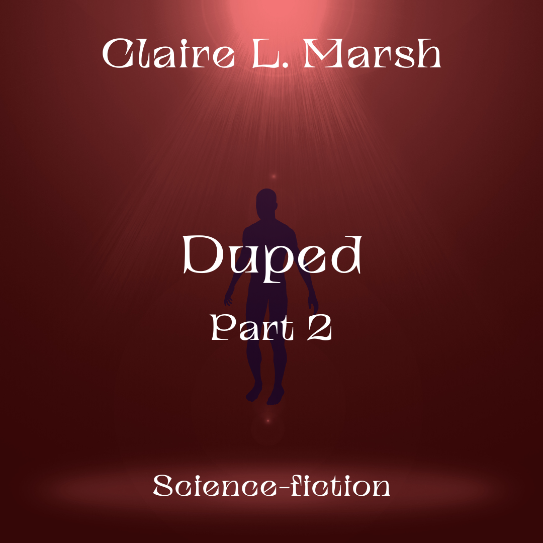 duped - part 2 - red beam of light, man being lifted - pod person