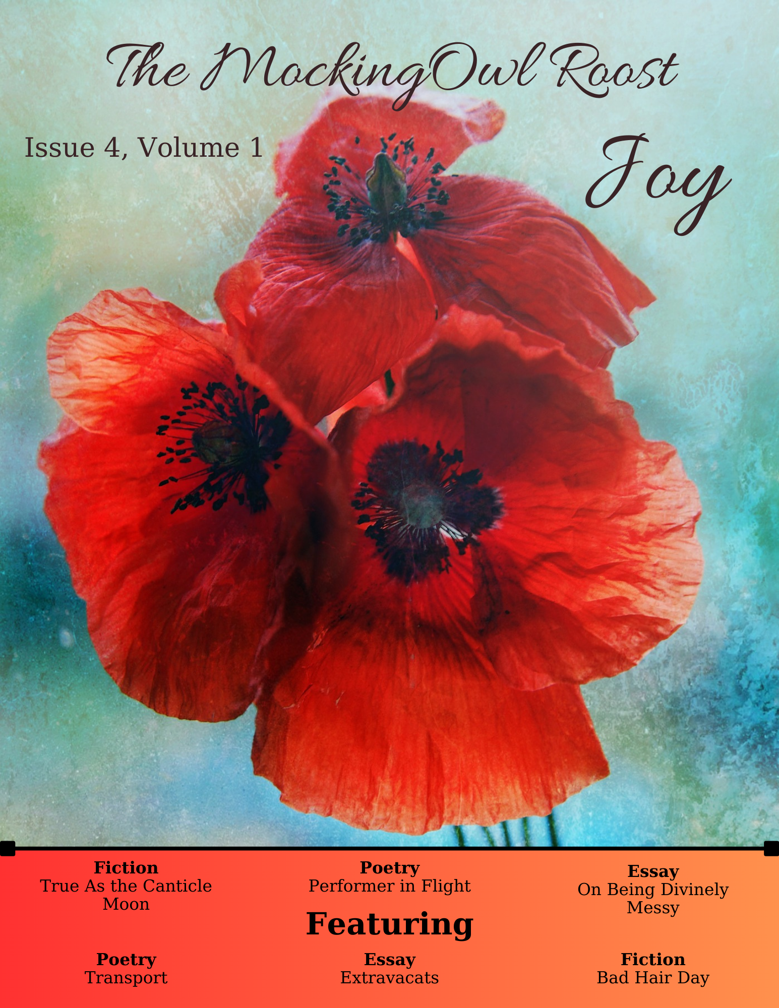 JOY issue Front cover Joy - front cover