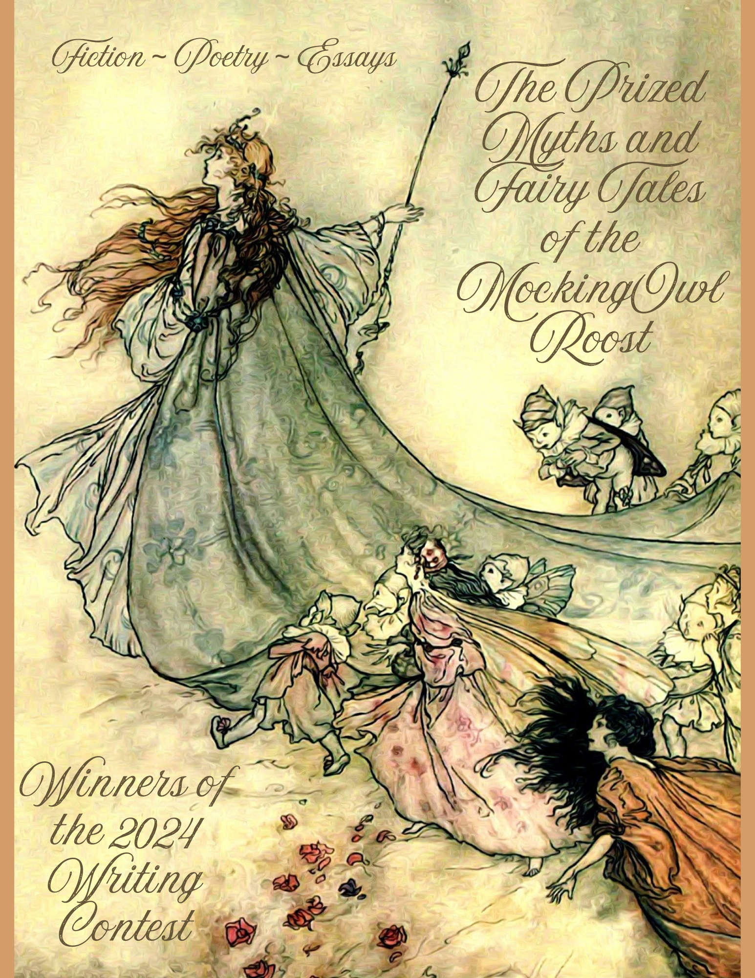 Front-Cover-The-Prized-Myths-and-Fairy-Tales-of-the-MockingOwl-Roost