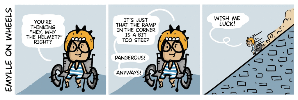 Emylle on Wheels - comic about disability in an ableist world