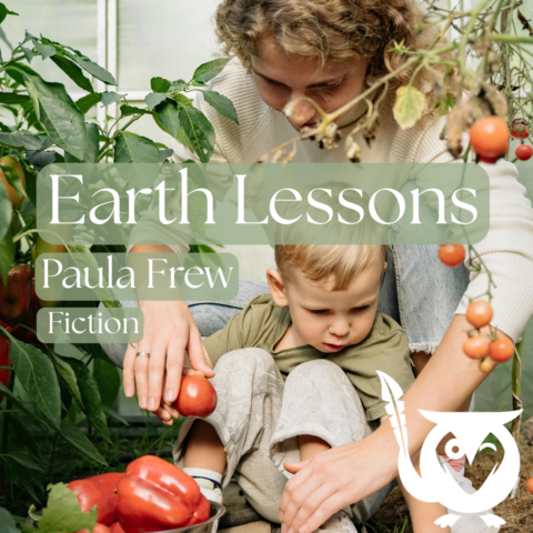 A woman and small child handle vegetables from a garden. TEXT: Silly Jokes - Earth Lessons, Paula Frew, Fiction